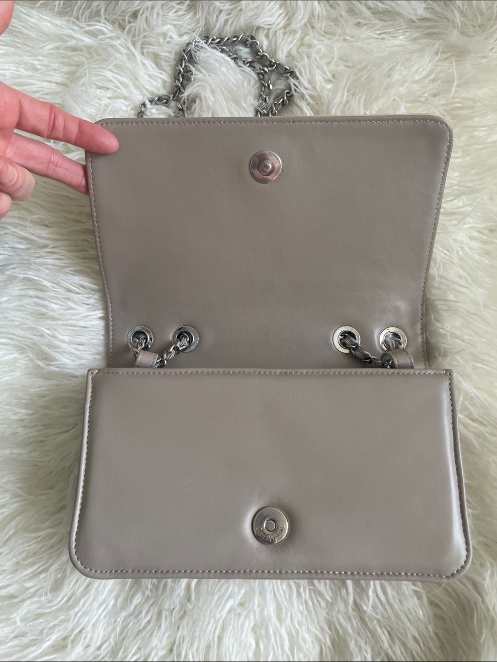 Chanel Patent/Vinyl Leather Crossbody Bag - Picture 10 of 15